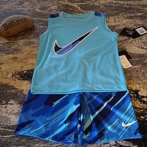 2- piece Nike short outfit.